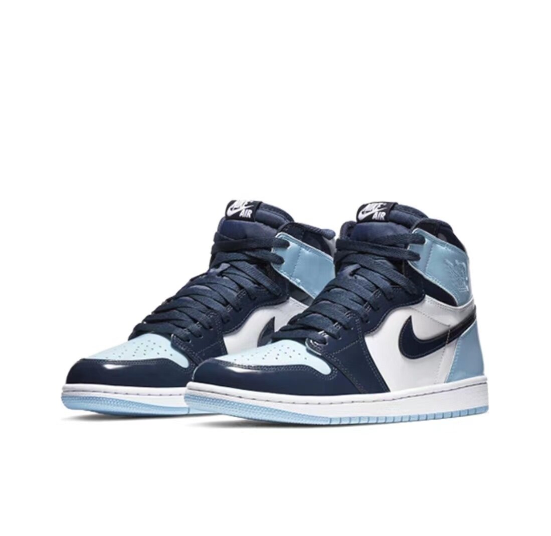 Air 1 retro high blue chill giày bóng rổ hoài cổ north màu xanh nhạt