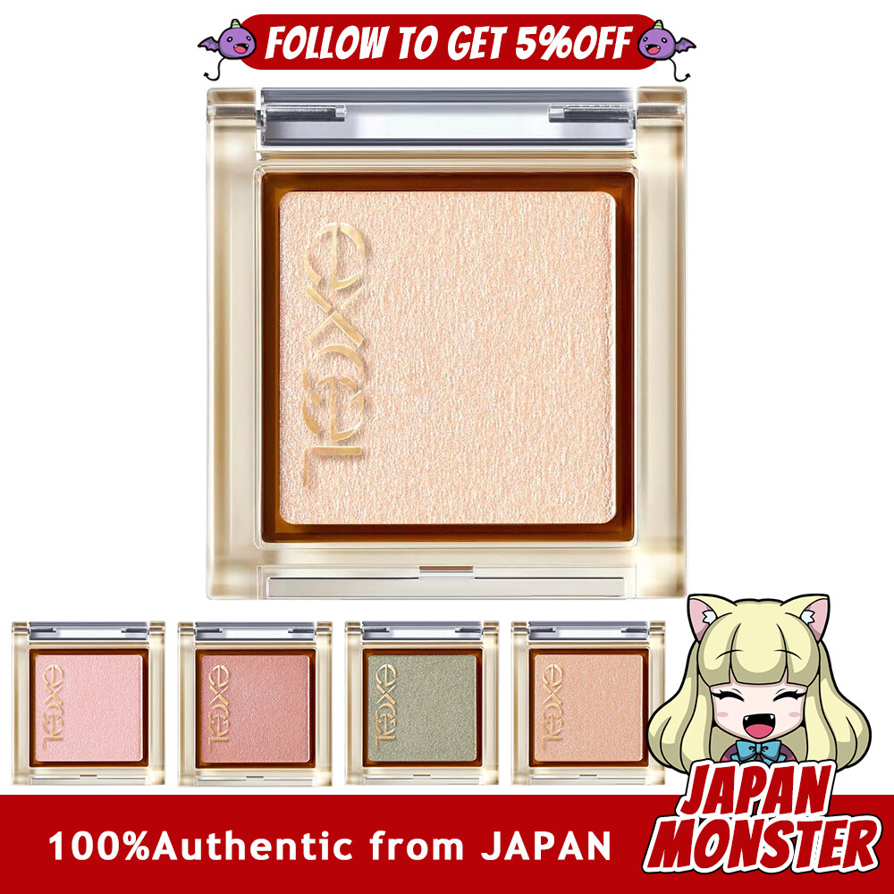 [5Colors] Excel Eye Planner Eyeshadow Single Color Eyeshadow Under Eye Bag Japan