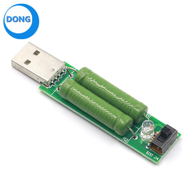 Công Tắc Bật Tắt USB Thiết Bị Kiểm Tra Tải Phát Hiện Dòng Sạc Có Thể 2A/1A Điện Trở Lão Hóa Phóng Điện Với công tắc bật tắt