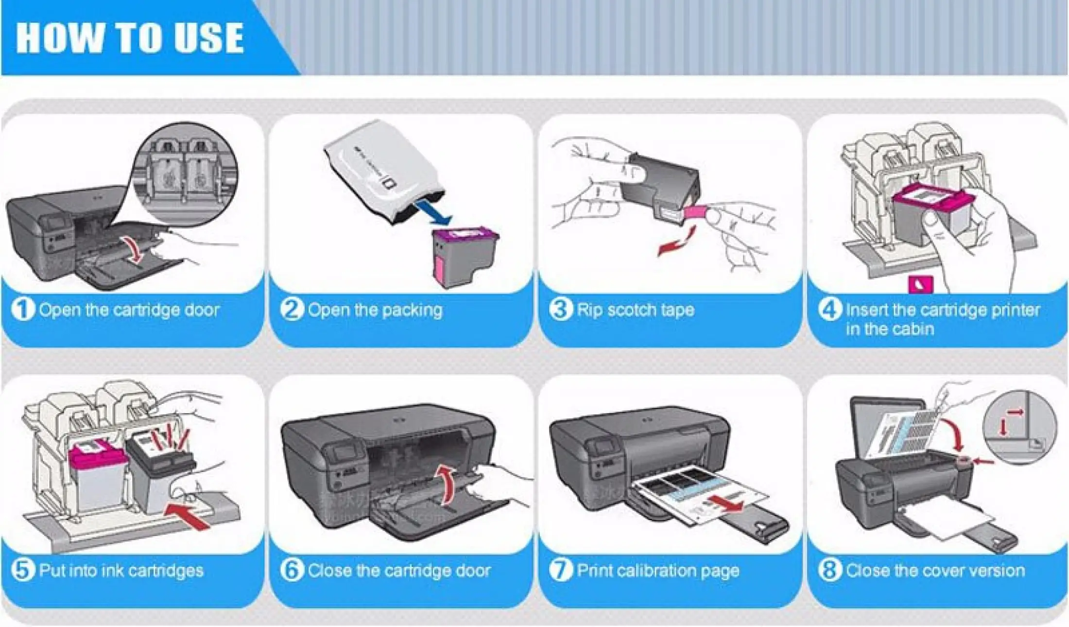 officejet 3830 replace ink