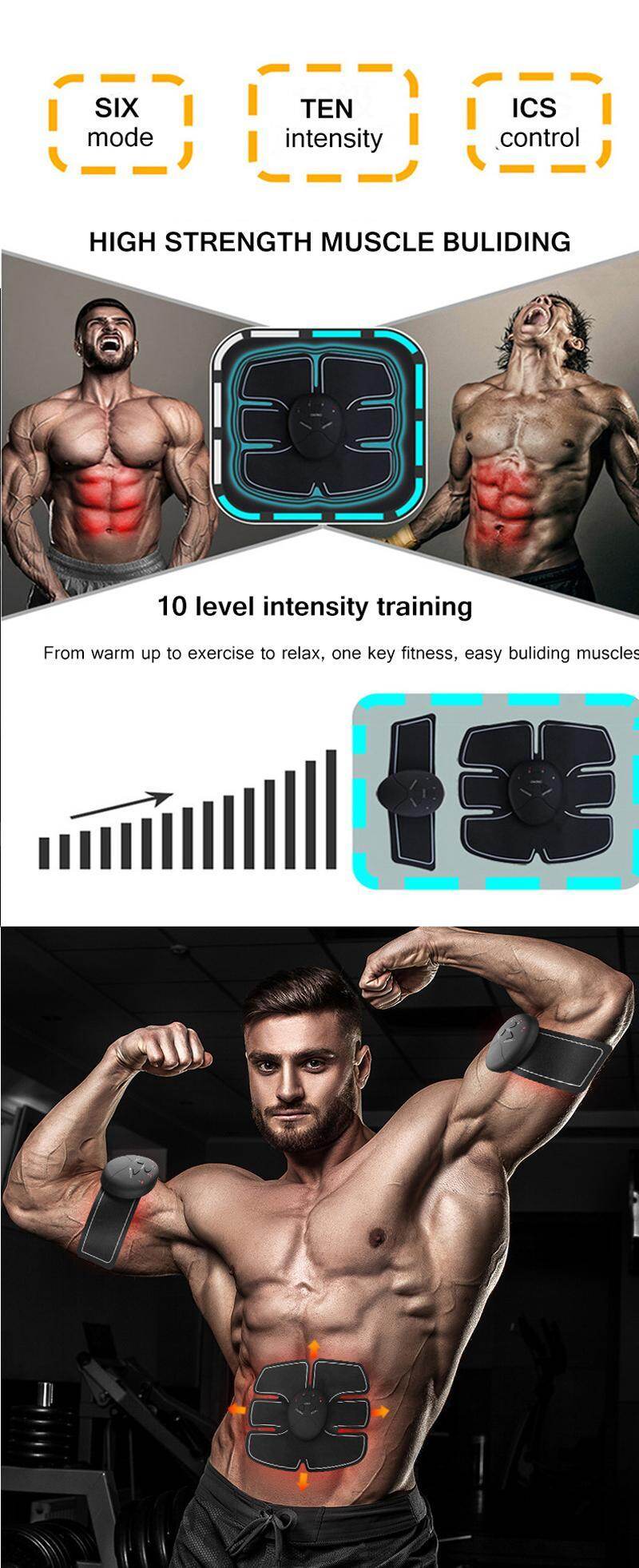Ems Muscle Stimulator Ems Abs Trainer Abdominal Toning Belt Ems | Senegal
