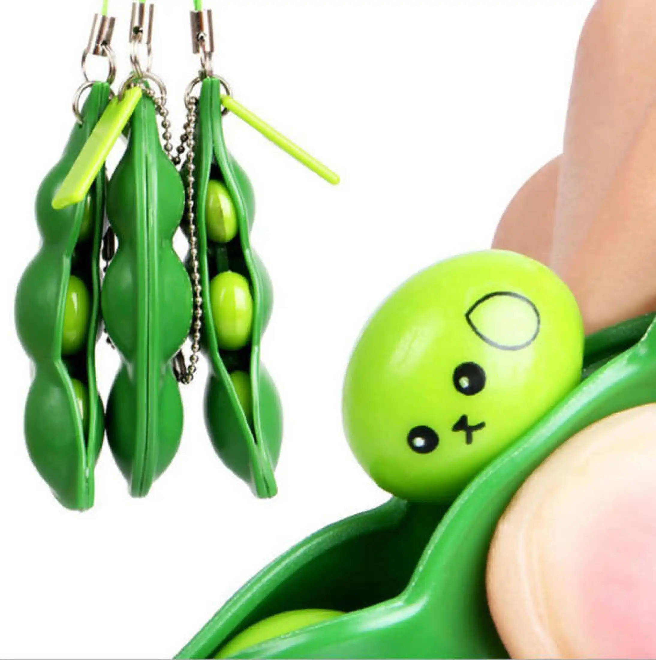 Fidget Toy KeyChain Fun Beans Toy 