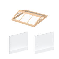 Robotime Rolife Nanci Super Creators Roof and Dust Cover Accessories for Daily Inspiration Cafe Plastic DIY Miniature House Kit