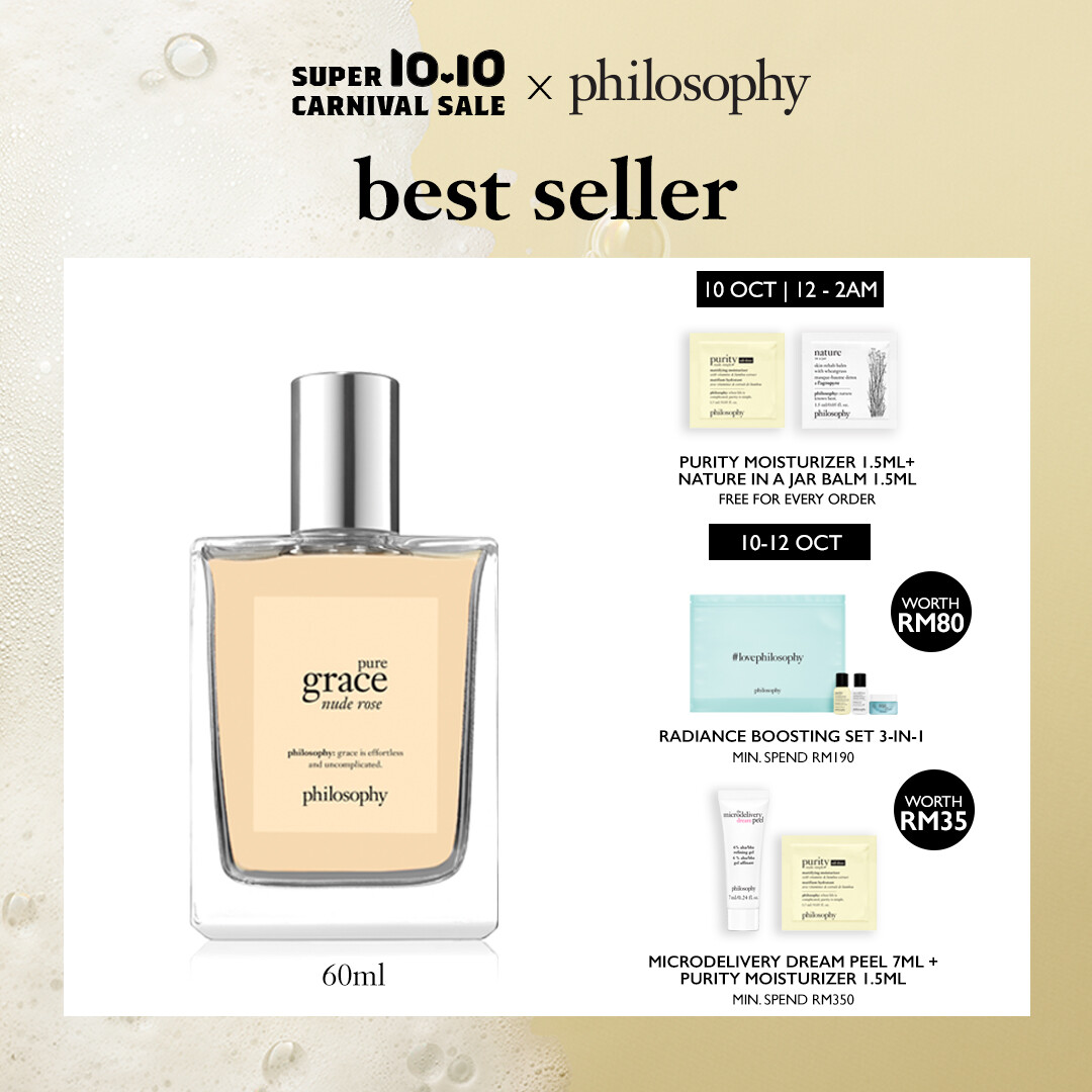 Gambar Philosophy Pure Grace Nude Rose Spray Fragrance 60ml