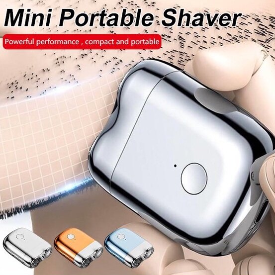 Gambar VIVINICE Waterproof Portable USB Men s Shaver Cordless Razor Electric Shaver Beard Trimmer