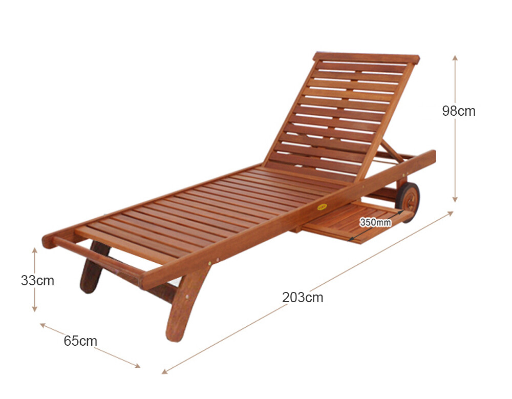 Kích thước giường tắm nắng Merak