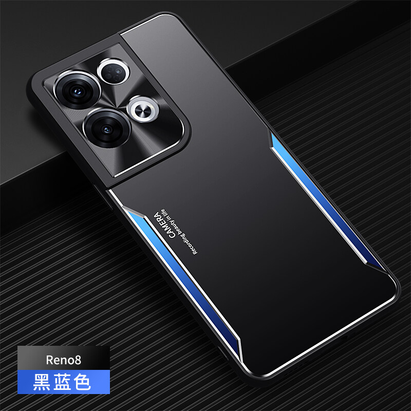 Ốp Lưng OPPO Reno 8 5G Cho OPPO Reno 8 5G [Ốp Lưng Điện Thoại Chống Sốc Hợp Kim Nhôm Mờ + TPU + PC]