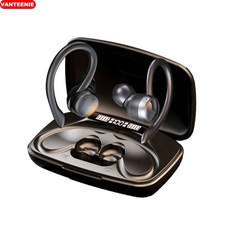 VANTEENIE Bluetooth Earphone Microphone Bass Gaming Android Original TWS Wireless Earbuds Noise Cancelling ANC Music Stereo Headphone