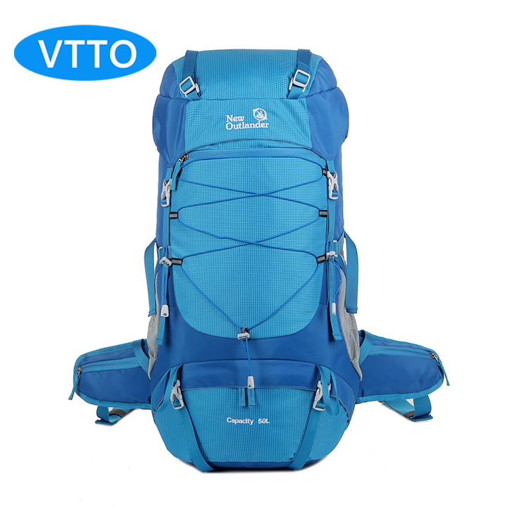 Vtto ba lô ngoài trời leo núi đi bộ đường dài chống nước 50l túi nam & nữ ba lô cắm trại leo núi túi du lịch xe đạp thể thao