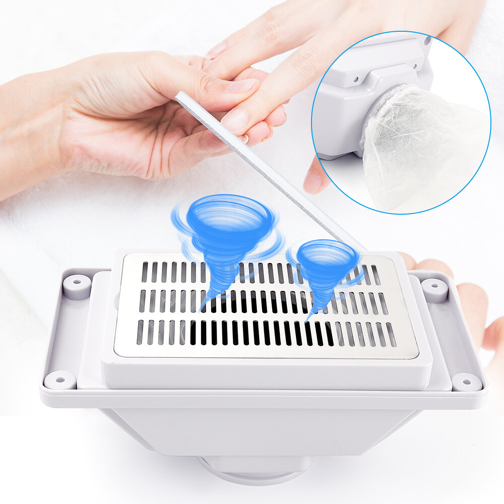 Bụi móng hút máy hút bụi quạt máy hút bụi máy làm móng tay công cụ Cleaner Collector làm móng tay hút ngón tay bụi móng
