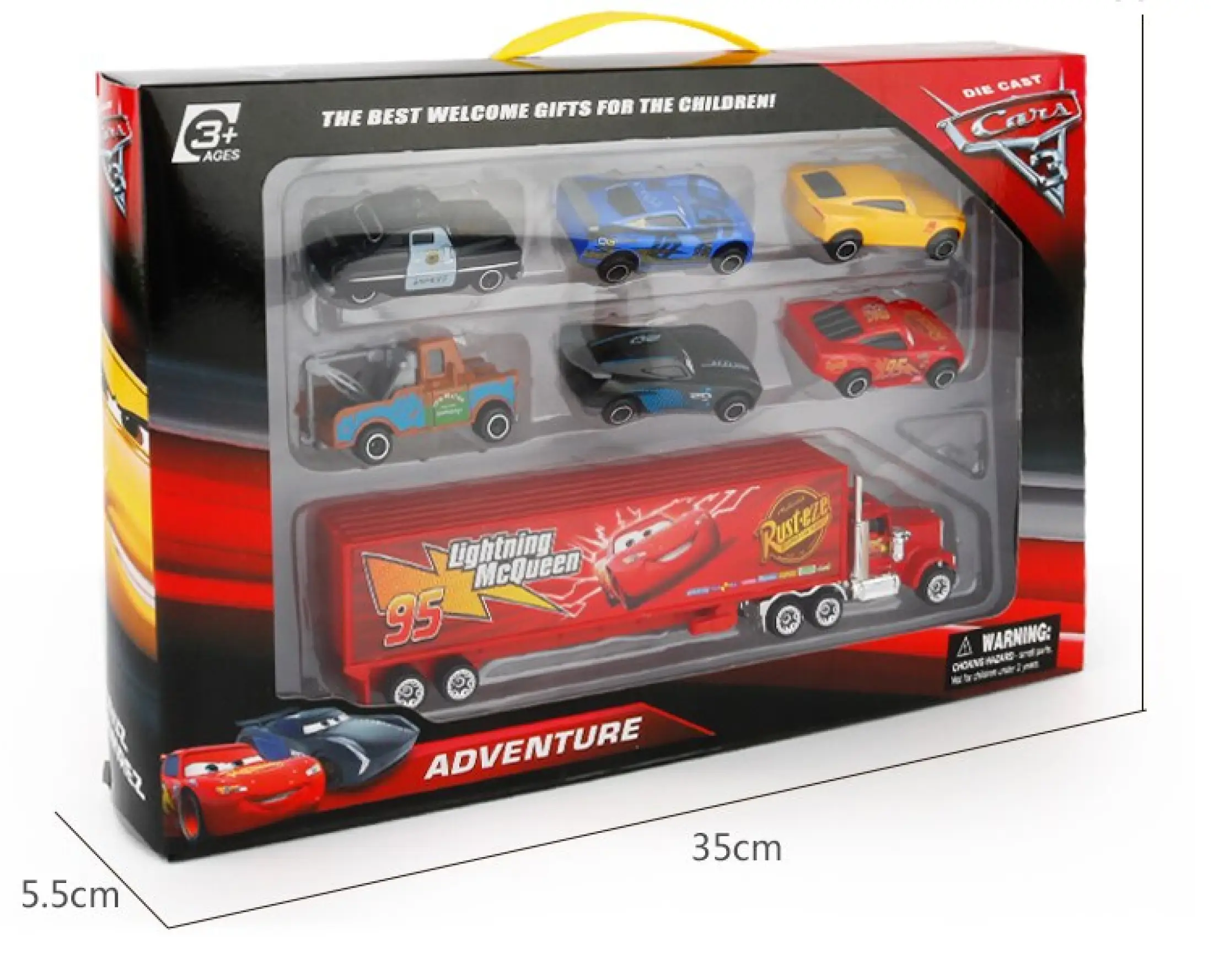 Cars Vehicles Cars with hand Drive Large 35 cm Lightning McQueen NEW