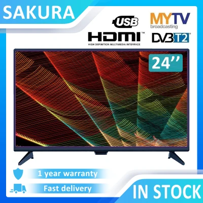 Sakura Digital TV 24/32/40 inch HD LED TV Model TCLGS24J (DVBT-2) Built in MYTV (1)