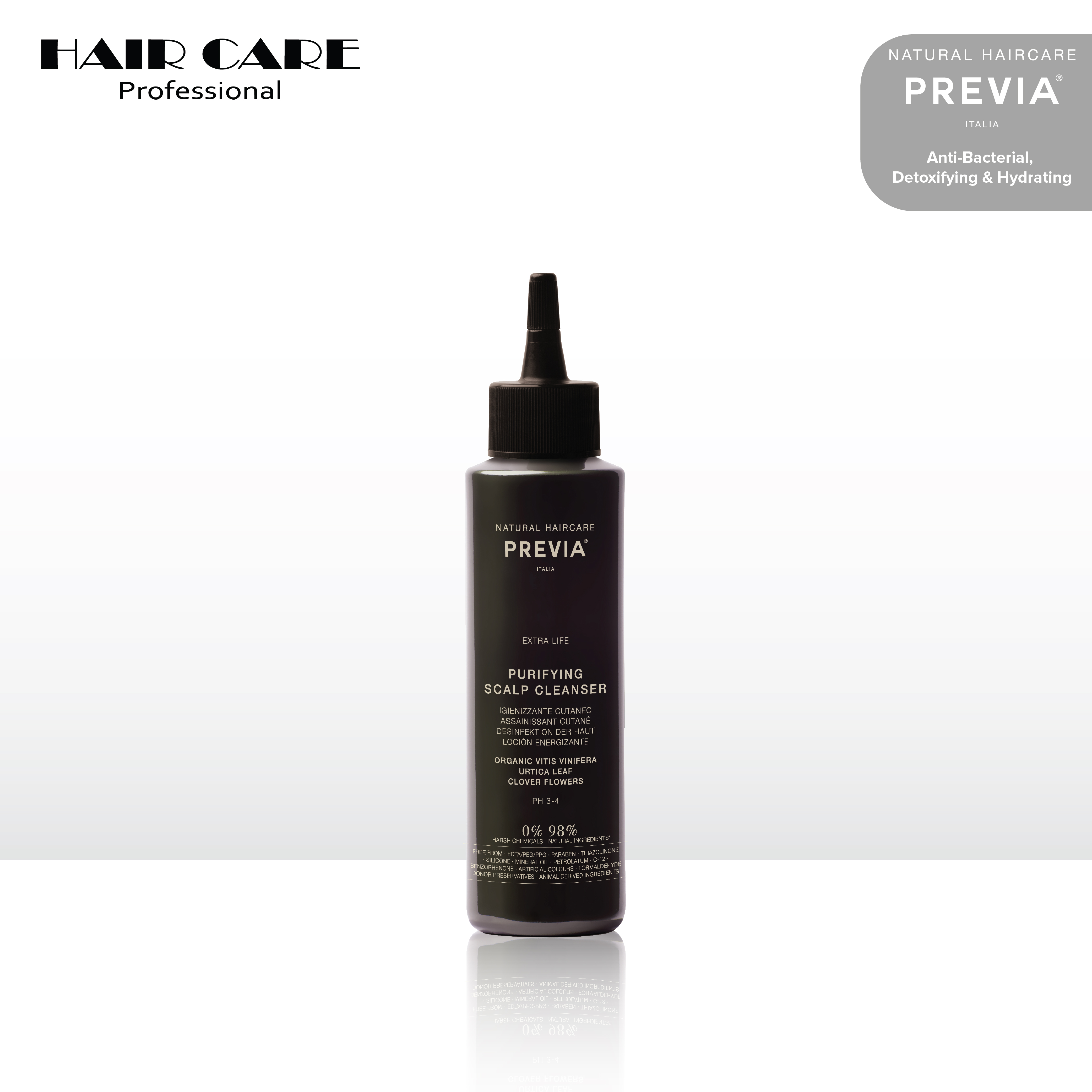 Gambar PREVIA PURIFYING SCALP CLEANSER 100ML   For Anti  Bacterial Detoxifying and Hydrating Scalp