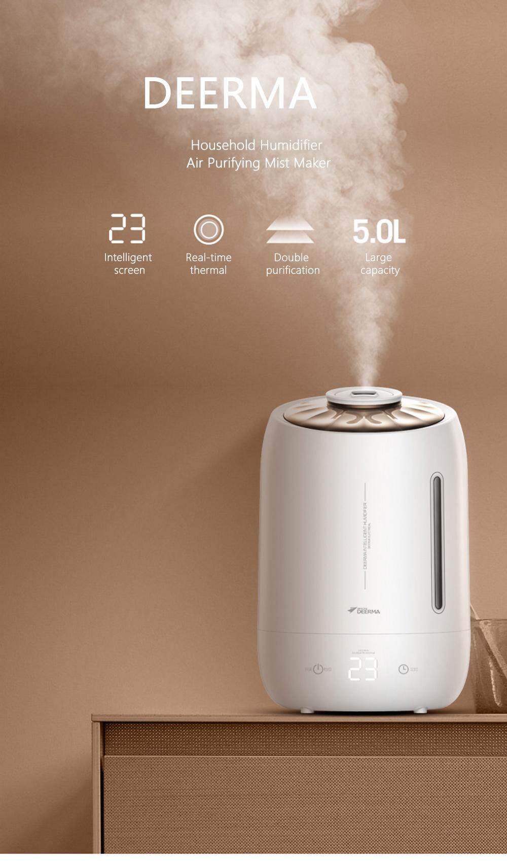 DEERMA Household Humidifier Air Purifying Mist Maker
