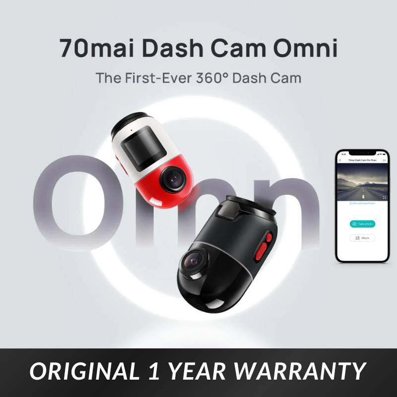 360 Degree 360 Smart Dash Cam 70mai Omni X200 360° Dashcam 4G GPS