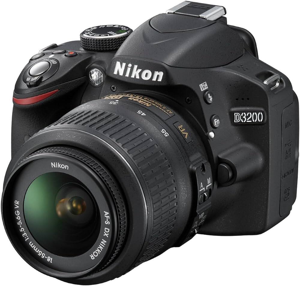 Máy ảnh Nikon D3200 DSLR với ống kính 18-55mm