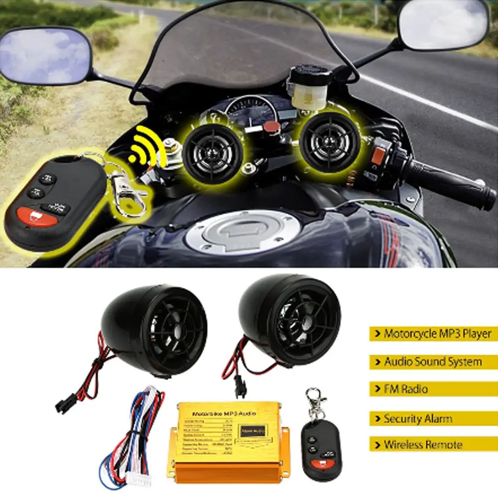 motorcycle mp3 player