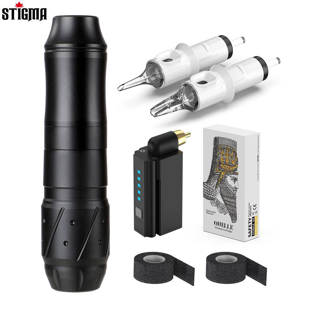 Bút Tattoo Kit bút Tattoo không dây với cấp điện cho máy xăm Máy xăm xoay pentype Tattoo Machine cho hình xăm hình xăm nghệ thuật Nguồn cung cấp