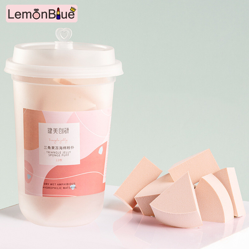Gambar 12pcs Makeup Sponge Soft Blender Premium Mini Foundation Sponges Puff Makeup For Women Girl Makeup Sponge Soft Mini Soft Blender Premium Mini Foundation Sponges Puff Makeup Tool