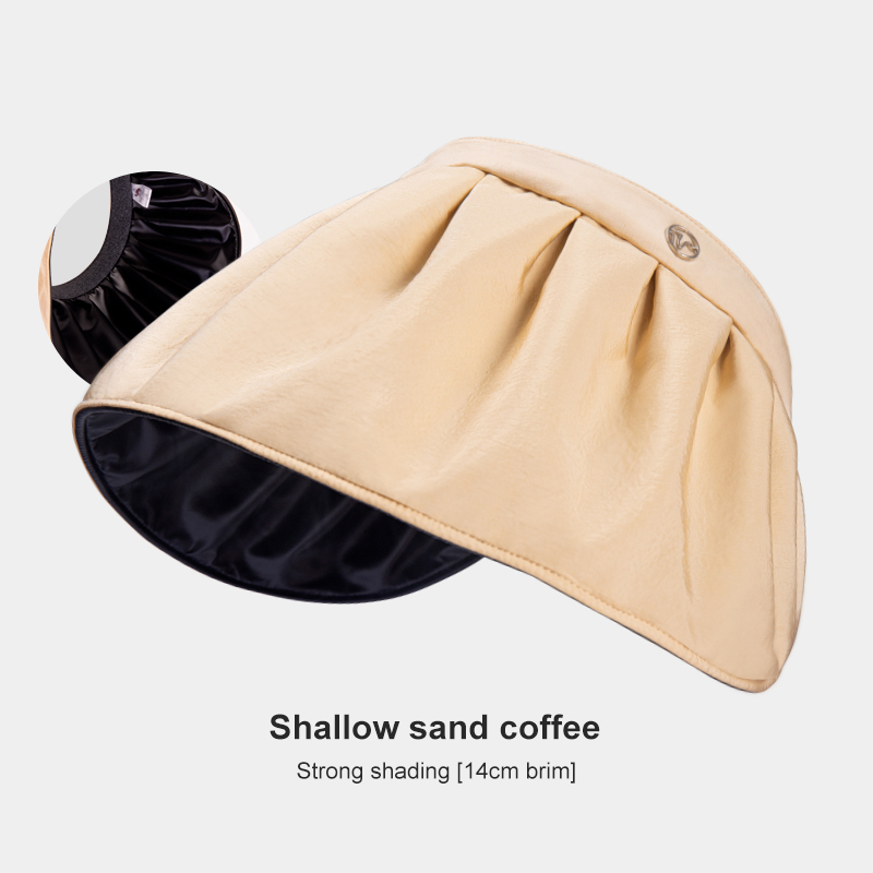 Camel sun shading and sun protection hat for women foldable shell upf50 hat ราคา 415 บาท*ส่งฟรี