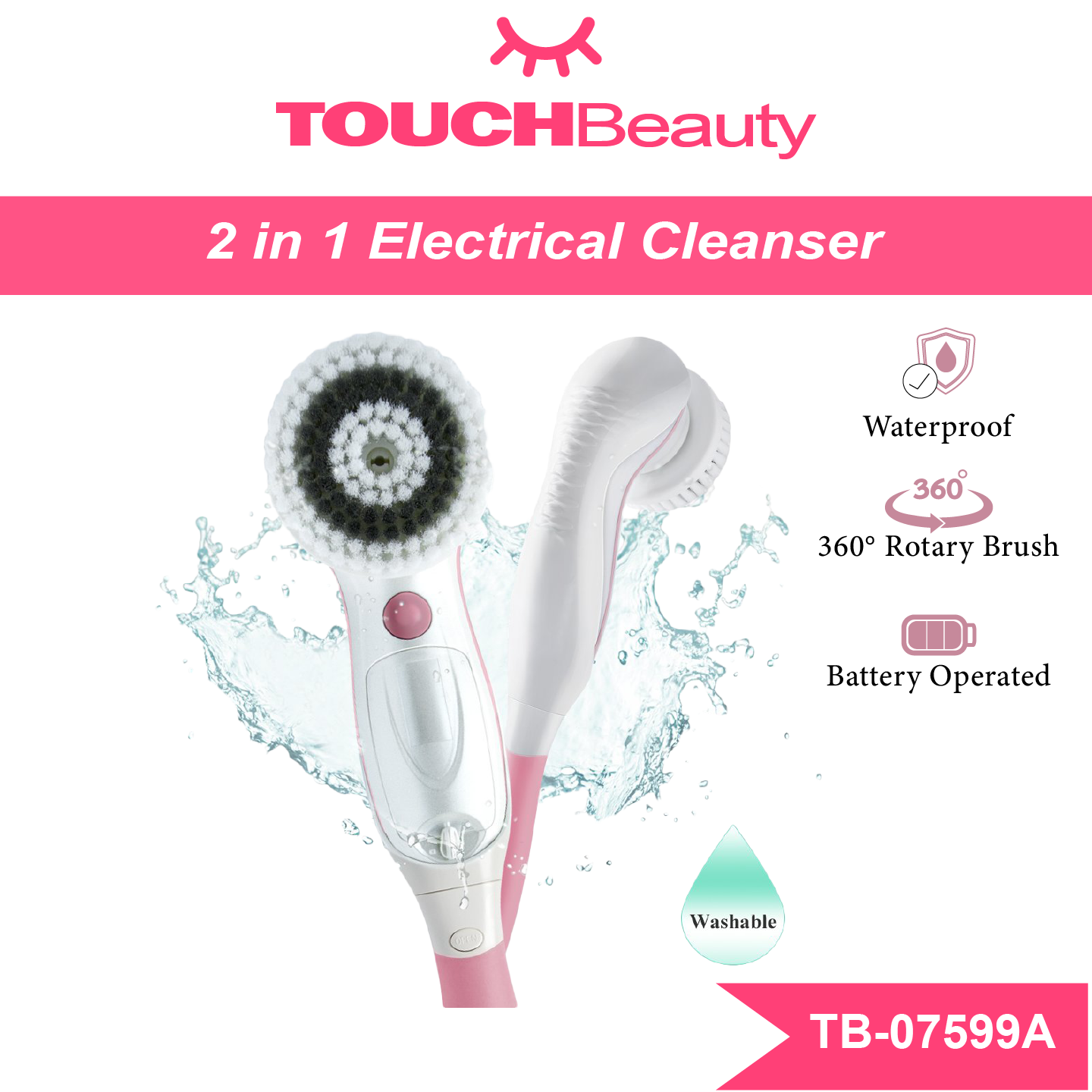 TOUCHBeauty Portable Facial Cleanser machine Set TB-1387A
