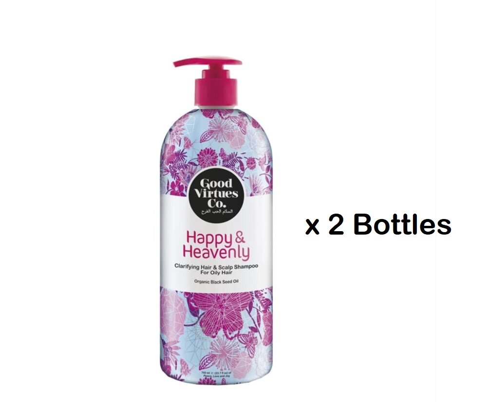 Gambar GOOD VIRTUES CO Clarifying Hair   Scalp Shampoo For Oily Hair (700ml x 2 Bottles)