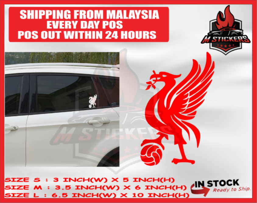 Liverpool FC Soccer Club Sticker Decal – Water Resistant – Car Truck Bumper Laptop