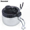 Airbrush Cleaning Pot with Air Brush Holder, Nasedal