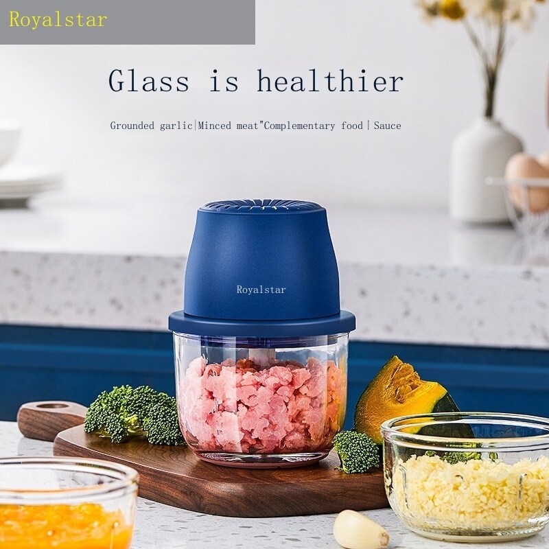 Gambar 9ZhouGZ Royalstar mashed garlic artifact mini electric dao garlic device a masher garlic garlic pulverizer minced garlic minced garlic