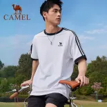 【T-God】áo bông thể thao tay ngắn mùa hè Áo phông nam cameljeans