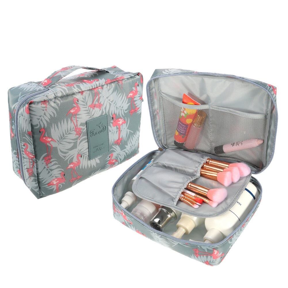 makeup bag with compartments