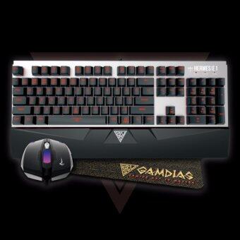 Gamdias HERMES E1 Mechanical Gaming Keyboard + DEMETER E2 OpticalGaming Mouse Combo Free NYX E1 Mouse Mat