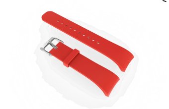 Silicone Strap WristBand For Samsung Gear Fit2 fit 2 SM-R360 GPSSports Smart Band Fitness Watch Activity Tracker in Cherry red