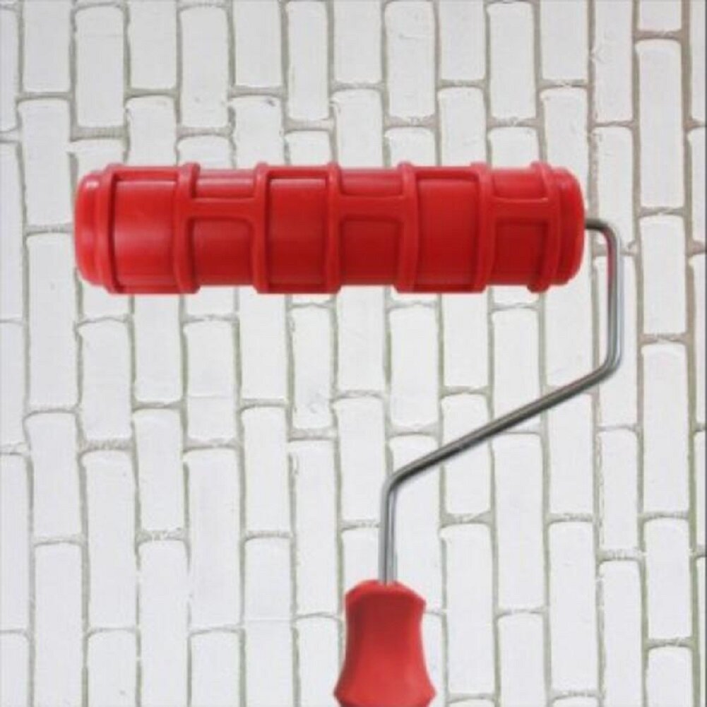 Jpk Nhà Cải Tiến Trang Trí Công Cụ Dán Tường Con Lăn Dụng Cụ Vẽ Cao Su Họa Tiết Hoa Lăn Sơn