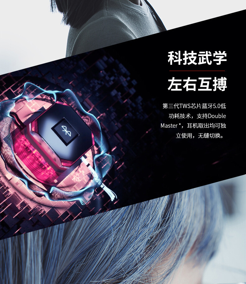 Yoobao SX06 SongX Jointly Wireless Earbuds | HD Microphones headset