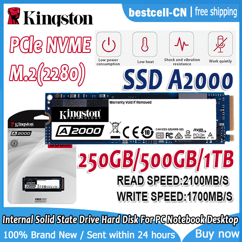 Kingston 1Tb Nvme M.2 2280 Pcie Gen 3X4 Ssd - High-Speed Internal