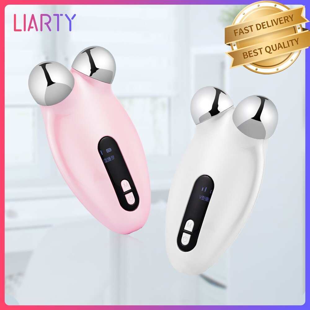 Liarty máy mát xa ems làm săn chắc mặt chữ v cải thiện phù nề cảm ứng thông minh mát xa ems devcie