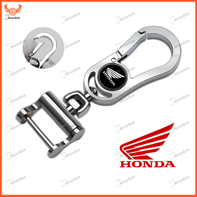 【Mới】móc Khóa Xe Máy Logo Kim Loại Hợp Kim, Xe Keychain Đối Với Honda Động Cơ