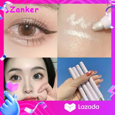 【Zanker】Pearlescent silkworm Beauty Makeup eyeshadow pen lasting waterproof and not blooming Shiny pearlescent gel pen 8 color eye shadow pen (1)