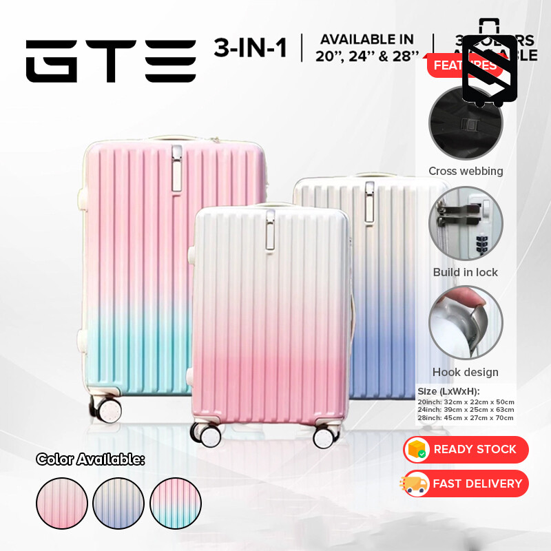 Travel Luggage Bag Set In Abs Quality, Silent Wheel Security