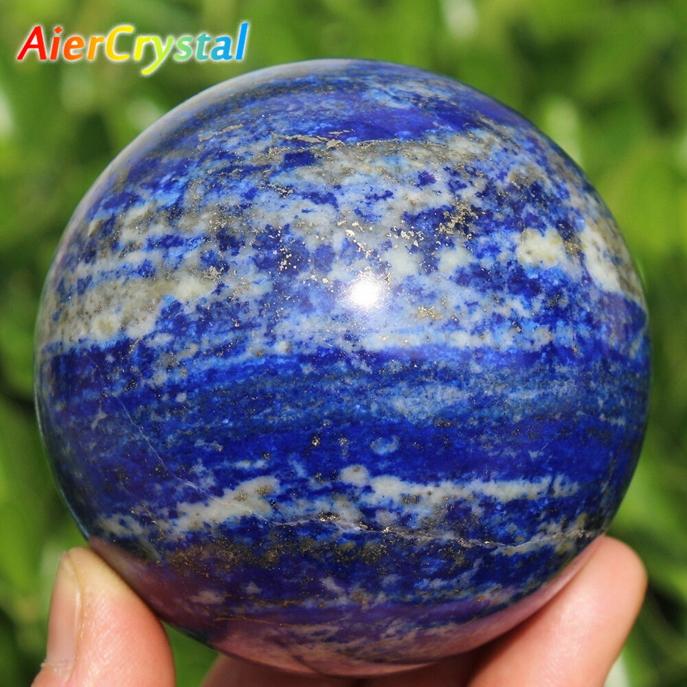 Quả cầu pha lê lapis lazuli tự nhiên quả cầu thạch anh đá đánh bóng reiki chữa bệnh trang trí phòng để bàn đồ lưu niệm quả cầu quặng thủ công 4-7cm