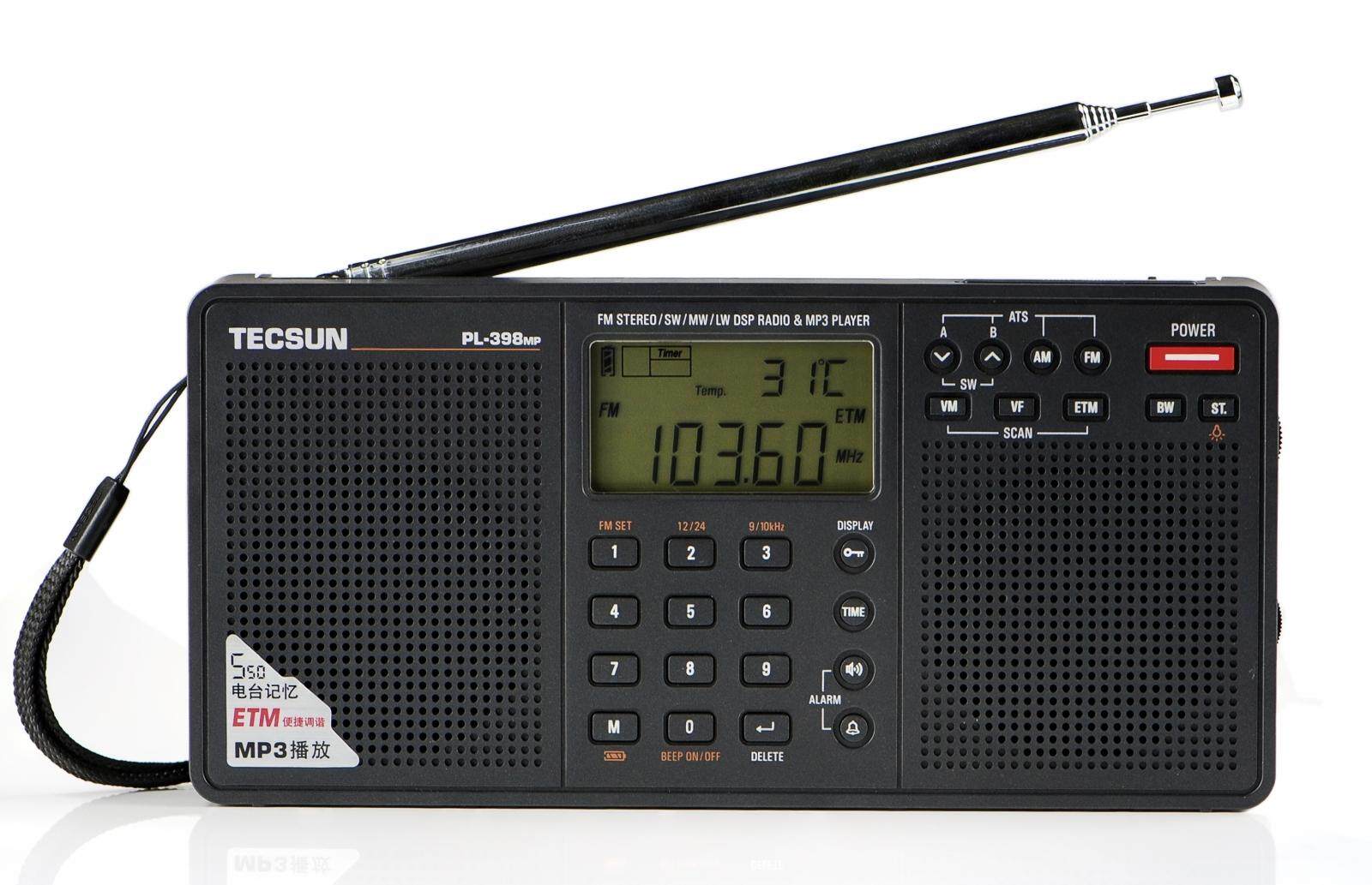 TECSUN PL-398MP FM Stereo/SW/MW/LW DSP World Band Radio MP3 Player Lazada  PH