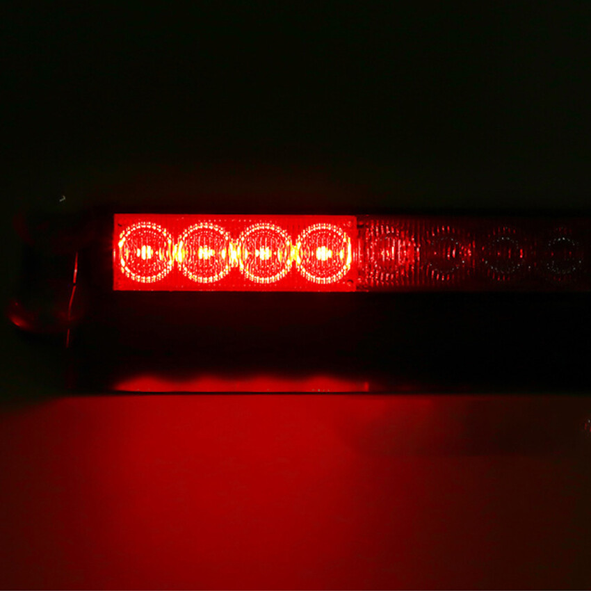 Đèn LED Nhấp Nháy Cho Ô Tô Đèn Cảnh Sát Đèn Tín Hiệu Màu Đỏ/Xanh Dương Vàng/Trắng Đèn Nhấp Nháy Khẩn Cấp Đèn Cảnh Báo Kính Chắn Gió 12V