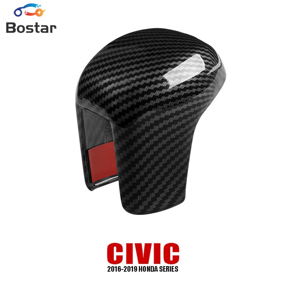 Bostar Car Gear Shifter Gear Protector Head Cover Modification For Honda Civic 10th 2016-2019 Accessories ABS ราคา 138 บาท*ส่งฟรี