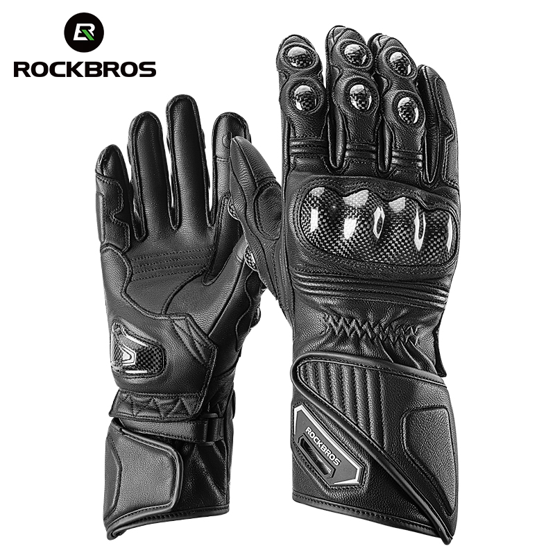 ROCKBROS Motorcycle Gloves Hard Shell Protective Full Fingers Motorcycle Riding Gloves Anti-slip Durable Touchscreen Motorcycle Gloves ราคา 2,550 บาท*ส่งฟรี