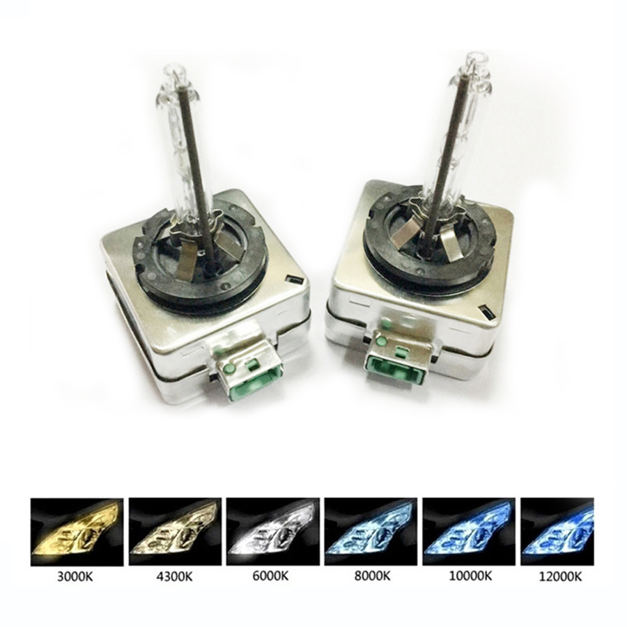 2 chiếc bóng đèn xe hơi đèn xenon d3s 35w đèn pha thông dụng 12v 4300k 6000k 8000k 12000k