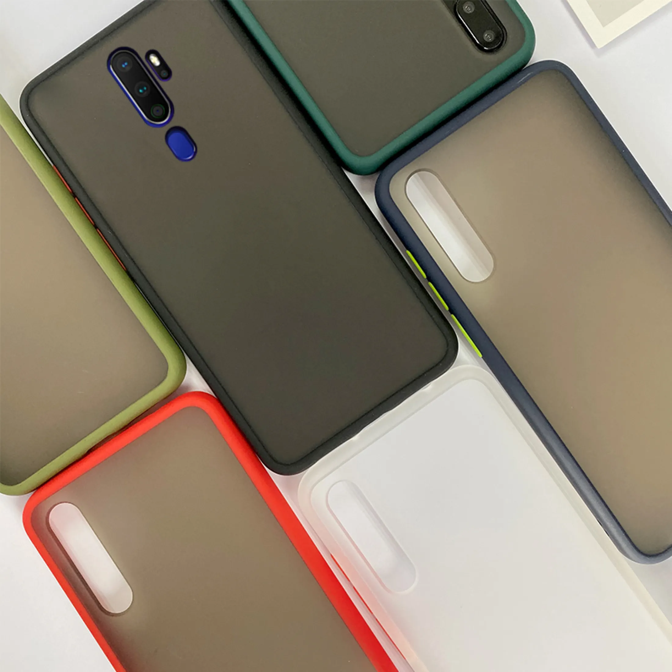 Casing Ponsel Kulit Oppo A9 2020 A5 2020 Casing Pelindung Tepi Silikon Casing Ponsel Tembus Pandang Model Pasangan Anti Pecah Sederhana Semua Termasuk Lazada Indonesia