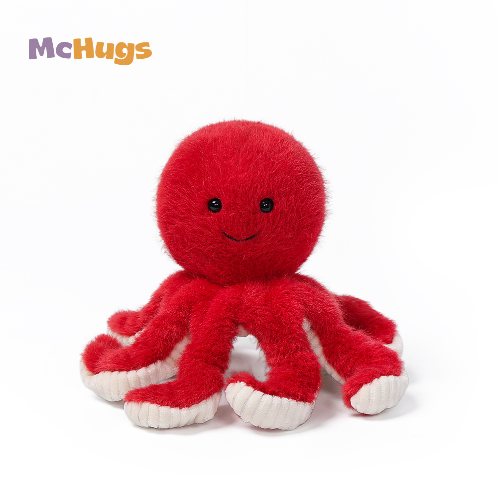 McHugs Cherry Red Octopus Plush Toy Adorable Birthday Gift for Friends Kids ราคา 649 บาท*ส่งฟรี