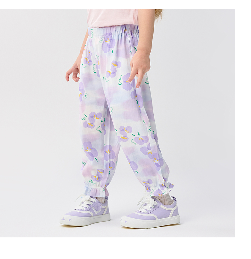 balabala Children Pants For Boy And Girl Summer Antimosquito Pants Little Kids Summer Breathable Outdoor Casual Pants · v4