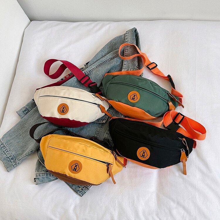 【YIDEA HONGKONG Men's Waist Bag Fashion Sports Outdoor Canvas Waist Chest Bag